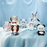 Authentique Ftfire Ossia Soft Edges Series Blind Box 6 pièces/ensemble, poupées en peluche PVC style gothique, porte-clés décoratifs, breloques de sac, jouets