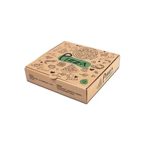 Caja plegable de almacenamiento de alimentos para Ramadán, cajas de cartón para sándwich, embalaje de papel para Pizza