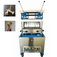 Machine à gaufrettes pour cornets de crème glacée, machine à rouleaux d'œufs, machine à biscuits gaufrettes pour cornets de crème glacée