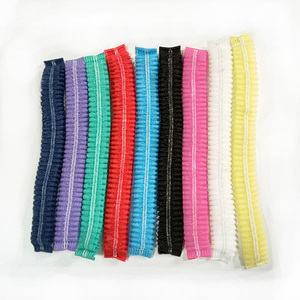 Cuffia Chirurgica Monouso in Tessuto Non Tessuto con Doppio Elastico, Copricapo Medico Bouffant, Cuffia Monouso - Product Image 1