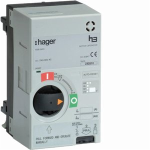 Hager HXB042H Motor Operator 230-240V AC per interruttore automatico scatolato H3 X250 - Product Image 1