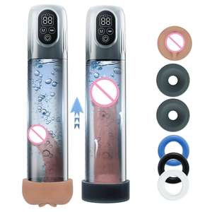 Güçlü Emişli Elektrikli Penis Pompası LCD Ekranlı Otomatik Erkek Mastürbatörü Fabrika Fiyatı Su Hidro Pompası Vajina Seks Oyuncağı - Product Image 1