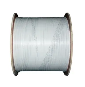 112 Kern weiß/schwarzes Glasfaserkabel FTTH LSZH Jackett GJYXCH GJYXFCH Kabel Outdoor 1-Core FTTH Drop-Cable 