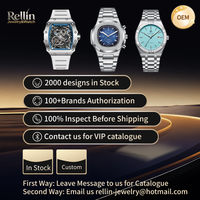 Montre Homme Automatique Mécanique en Alliage Personnalisé avec Tourbillon, Design Creux, Aiguilles Lumineuses Haut de Gamme, Phase de Lune, Style Affaires, OEM