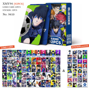 70 styles, 92 pièces/<span class=keywords><strong>ensemble</strong></span>, Jujutsu Kaisen, Demon Slayer, Luffy, Dan Da Dan, Frieren, collection de <span class=keywords><strong>photos</strong></span> de personnages, papier d'art, carte Lomo d'anime - Product Image 5