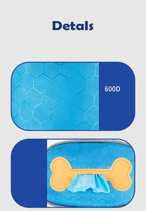 Distributeur de sacs à déjections pour animaux de compagnie compact et haute capacité, nouveau modèle 2025, tissu Oxford, imperméable, léger, portable, porte-sacs à déjections pour chien - Product Image 2