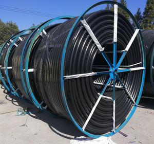Tubo de microconducto HDPE para instalación subterránea, Tubo plano de 4 vías de 14/10mm con funda de PE de 1,2mm, para Cable óptico de fibra - Product Image 5