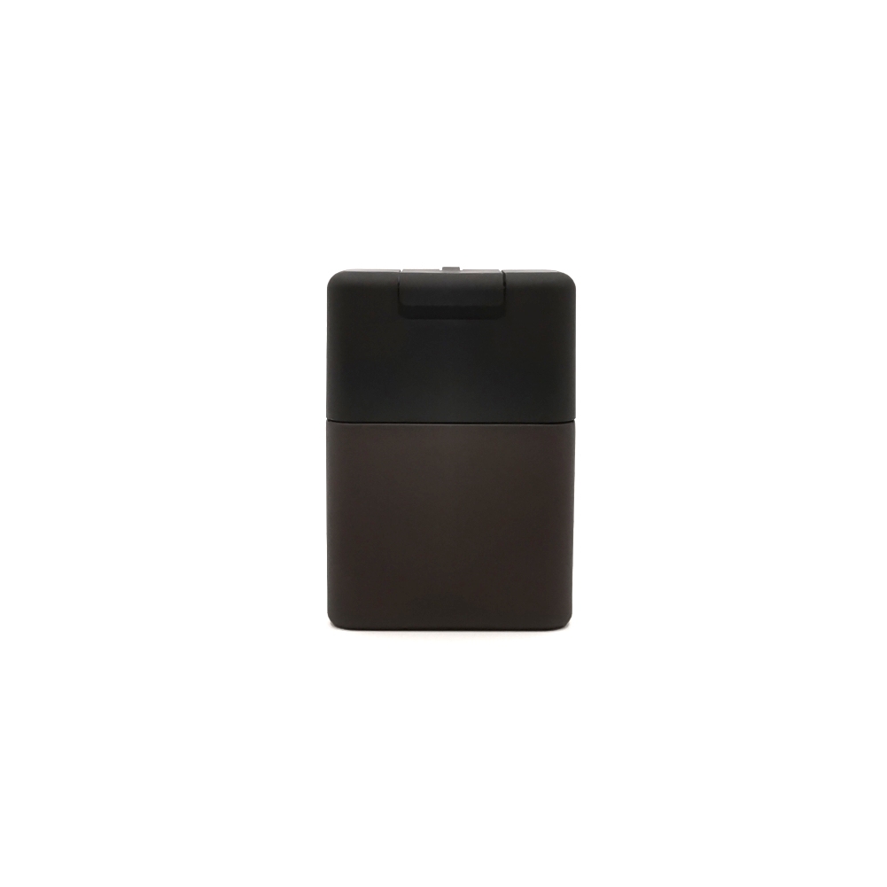 50ml Mini marrón rectángulo suave Hdpe de botella de apretón botella de tapa Flip Top