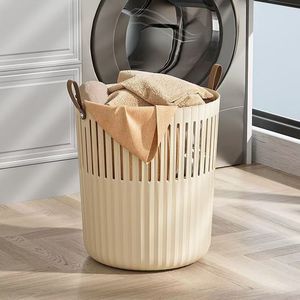 Laundry <b>basket</b>, bathroom dirty clothes storage <b>basket</b>, shower laundry <b>basket</b>, household toy and doll storage bucket - Product Image 3