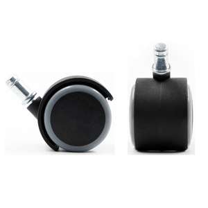 Atacado Durável Silenciosa 60 milímetros TPE Giratória Giratória Dupla Nylon <span class=keywords><strong>Caster</strong></span> Roda Para Cadeira - Product Image 1