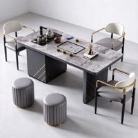 Nouvelle table centrale en bois de luxe moderne haut de gamme avec tiroir pour bureau