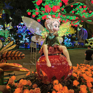 Fada Animatronic surpreendente da estátua das flores para o parque fantasia - Product Image 2