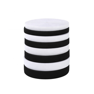 Màu Đen Và Trắng 1.5 Cm-5 Cm Rộng Polyester Đan Phẳng Đàn Hồi Eo Ban Nhạc Co Giãn Cao Su Lụa Ribbon Vải Giày Vải Vải - Product Image 3