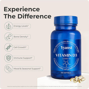 Cápsulas de Gel Suave de Calcio y Vitamina D3 OEM/ODM para Adultos - Aumenta la Densidad Ósea y la Salud de las Articulaciones, Apoyo Inmunológico, Empaque Personalizado - Product Image 3