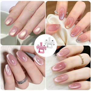 Outil de nail art : aimant rotatif pour attirer les perles de verre et le vernis à ongles effet œil de chat, aimant puissant, aide automatique pour débutants - Product Image 3