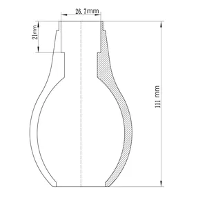 Campana para Clarinete de Madera de Ébano/Grenadilla - Product Image 2