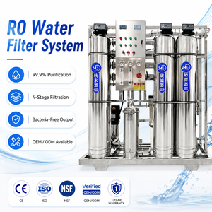 Système complet de traitement de l'eau par osmose à 7 étapes, station d'eau potable Hyr-250 Osmose 7 étapes - Product Image 1