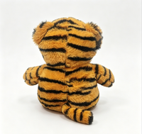 Niedliches Tiger-Plüschtier 20*15cm Weiches Flauschiges Tierpüppchen mit Weißem Bauch für Kinder Geburtstagsgeschenk Heimdekoration