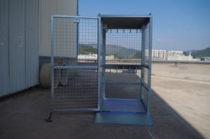 <span class=keywords><strong>Cage</strong></span> de stockage de gréement <span class=keywords><strong>Cage</strong></span> en maille d'acier pliable pour équipement de levage, outils de chaînes <span class=keywords><strong>Cage</strong></span> de transport d'entrepôt empilable - Product Image 3