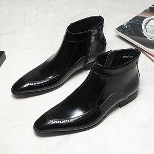 Chaussures Oxford pour hommes britanniques en cuir véritable imperméable, à bout fermé, faites à la main, pour mariage, formelles, décontractées, antidérapantes, avec boucles et sangles - Product Image 4