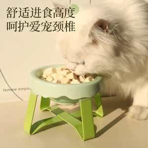 Ceramic Cat Dog Bowl Elevated Non Slip Food Grade Material For Pet Feeding 200ml - Product Image 4
