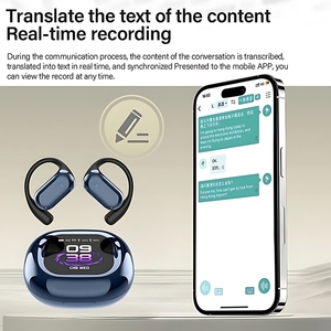 2025 New Trends Q16s Pro AI Smart Translation <b>Wireless</b> Earbuds 144 Languages Earphone OWS Touch Screen Ai Earphone 14 - Product Image 5