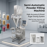 Machine de remplissage et de scellage multifonctionnelle pour poudre de farine et d'épices (100g, 200g, 500g, 1kg, 2kg, 5kg)