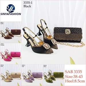 Sinya di alta qualità abbinamento <span class=keywords><strong>scarpe</strong></span> e borse Set belle <span class=keywords><strong>scarpe</strong></span> italiane borsa delle donne per la festa di nozze - Product Image 2