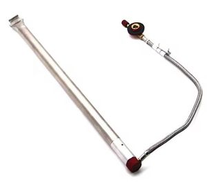 Brûleur à tube en acier inoxydable pour camping en plein air avec <span class=keywords><strong>tuyau</strong></span> et vanne pour cuisinière à <span class=keywords><strong>gaz</strong></span> GPL portable et bidon - Product Image 2