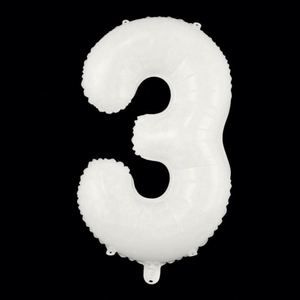 Globos de Número de Cumpleaños Blancos de 32 Pulgadas, Directo de Fábrica, Decoraciones para Fiestas - Product Image 4