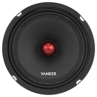Altavoz Woofer Profesional de Rango Medio de 800W y 8 Pulgadas para Audio de Coche - Bala de Aluminio Roja