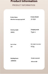Vibradores inalámbricos Yogini Bola de masaje fascial en forma de cacahuete Batería incorporada Control remoto inalámbrico Vibración de 5 velocidades para - Product Image 5