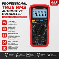 Multimètre automobile, testeur de circuit numérique portable pour voiture, UT105+ UT107+, testeur de courant AC/DC, voltmètre 1000V