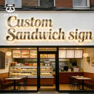 Letrero Luminoso LED Personalizado con Diseño de Cielo Estrellado, Letreros de Cartel Comercial para Exteriores con Logotipo y Nombre Personalizados - Product Image 2
