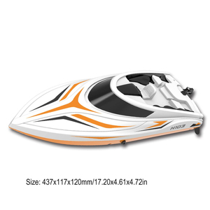 Barco a Control remoto impermeable para niños, barco de largo alcance H103, barco a Control remoto con giro de 180 grados, <span class=keywords><strong>lancha</strong></span> alta velocidad con Motor de cepillo - Product Image 3