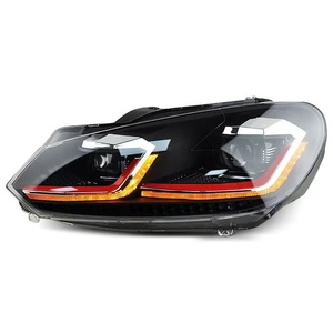 Nouveaux accessoires Volkswagen <span class=keywords><strong>Golf</strong></span> <span class=keywords><strong>6</strong></span> <span class=keywords><strong>GTI</strong></span> 2009-2012 <span class=keywords><strong>Golf</strong></span> Mk6 Phares LED DRL 6000k Blanc froid Angel Eyes Bi-xénon Faisceau avant - Product Image 3