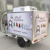 Mini camion de chambre froide chariot de nourriture électrique avec évier congélateur et réfrigérateur van et camion à vendre à dubaï