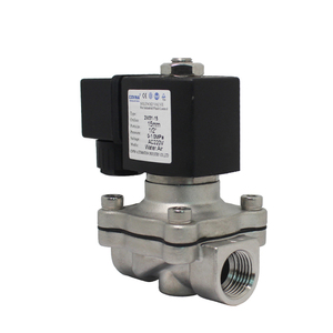 COVNA Vente de liquidation B2B Prix pour commande urgente Électrovanne à eau en acier inoxydable normalement fermée 2 pouces 50 mm 12V 24V 2w31BS Sol - Product Image 1