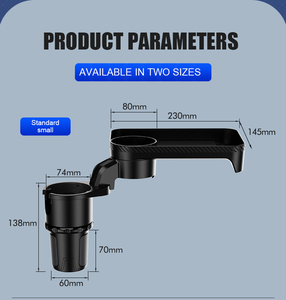 Có Thể Điều Chỉnh Bảng Xe Cup Chủ Khay Tương Thích Với Yeti 20/26/30 Oz Hydro Bình 32/40 Oz Lạc Đà Bak 32/40 Oz Chai 3.4 "-3.8" - Product Image 6