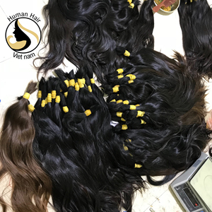 100% Vierge Vietnam Remy Cheveux Extension En Vrac 10A Droite Cheveux Bruts Non Transformés - Product Image 1