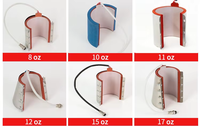 Vente en gros Presse à chaud Accessoires pour machines Coussin chauffant en silicone Pièces de rechange Chauffe-tasse à sublimation 12oz 11oz 17oz