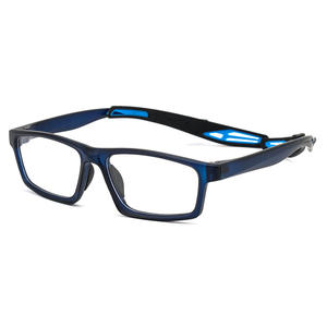 <span class=keywords><strong>Gafas</strong></span> de baloncesto ultraligeras TR con montura óptica para deportes al aire libre modelo anticolisión 12-1219 sólido para estudiantes fanáticos de diamantes - Product Image 1