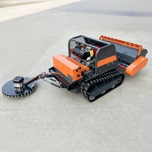 Tondeuse à gazon diesel té<span class=keywords><strong>l</strong></span>écommandée 16 CV, tondeuse multifonctionnelle, faucille pour débroussaillage des pentes et collines, largeur de coupe 1000 mm, modèle 1000 - Product Image 2