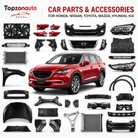 Kit de Cubierta de Parachoques Delantero Topzonauto para Modelos Nissan Kicks 2025 con Rejilla Superior e Inferior 626605RB0A 622A07LG0H