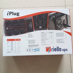 Fuente de alimentación UPS Riello iPlug IPG 600 monofásica interactiva a la red para uso industrial, color negro - Product Image 2