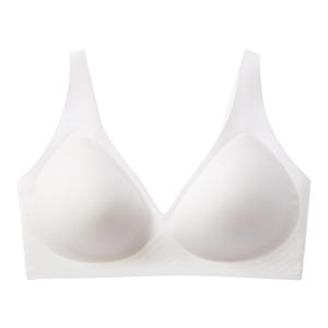 Sujetadores sin costuras para mujer, talla grande, con escote en V profundo, push-up, con soporte lateral, sin aros, tipo gelatina - Product Image 2