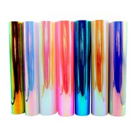 Venta directa de fábrica vinilo mate brillante vinilo holográfico colorido corte pegatina autoadhesivo rollo de vinilo para plotter