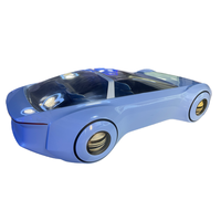 Modèle de voiture personnalisé en impression 3D, prototypage rapide, haute qualité, édition Silver Future Show, design de panneaux solaires, carrosserie épurée
