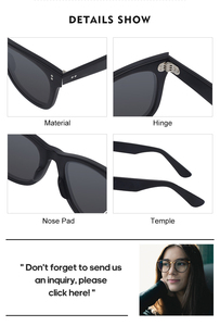 Lunettes de soleil en acétate pour femmes, surdimensionnées, tendance, haute qualité, 2023 - Product Image 6
