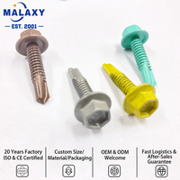 Vis autoperceuse à tête fraisée Torx Phillips Malaxy avec joint EPDM pour toiture et bois